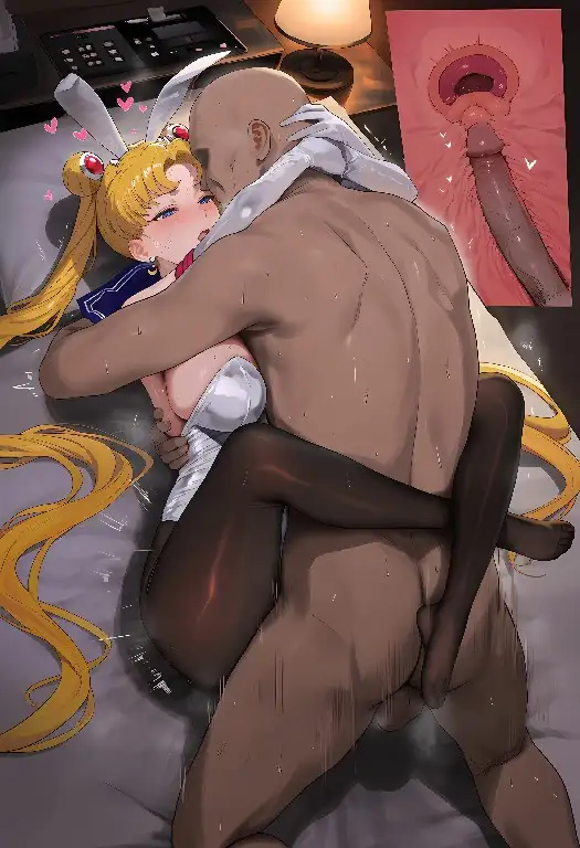 [3D彩漫无修正无字] cMonster ~ Usagi Tsukino (Sailor Moon) Bunny Girl x OLD MAN 美少女战士 [204M]-百宝袋