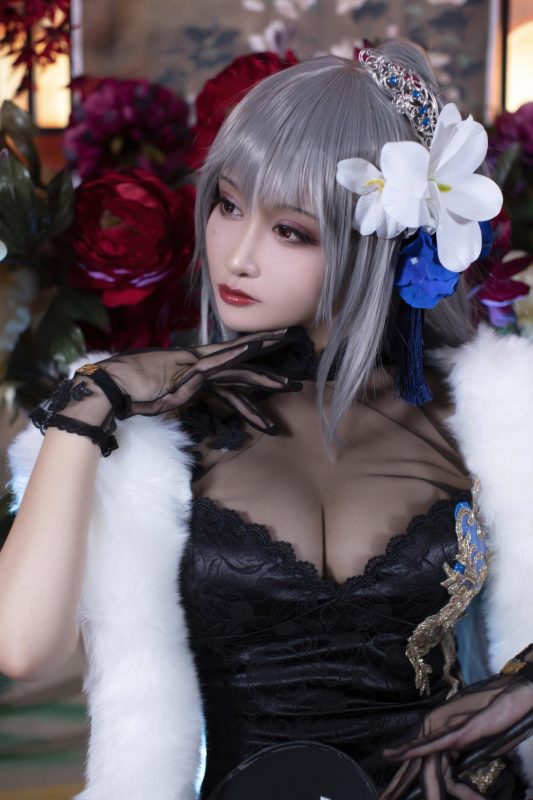 洛璃_LoLiSAMA_碧蓝航线_路易九世旗袍_[43P_458M]-百宝袋